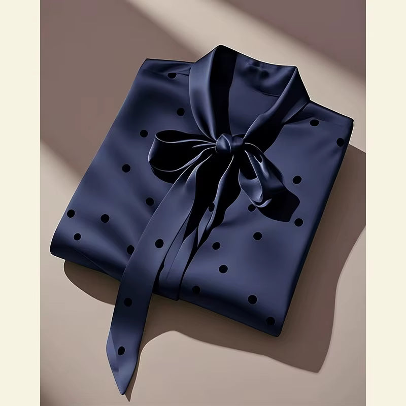 Vintage Polka Dot Blouse
