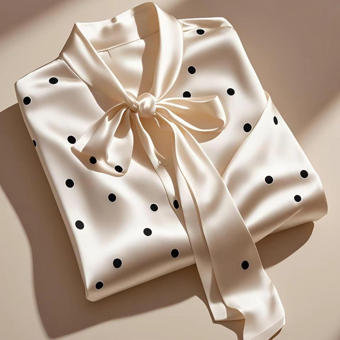 Vintage Polka Dot Blouse