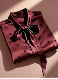 Vintage Polka Dot Blouse