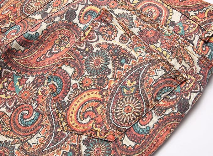 The Paisley Print Fringe Pant