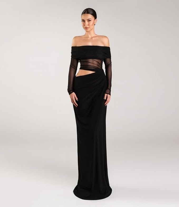 Sheer Bliss Evening Dress