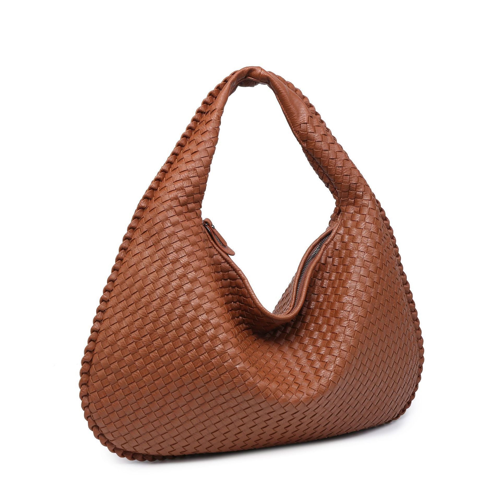 The Vegan Leather Woven Bag