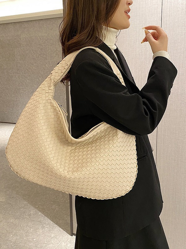 The Vegan Leather Woven Bag