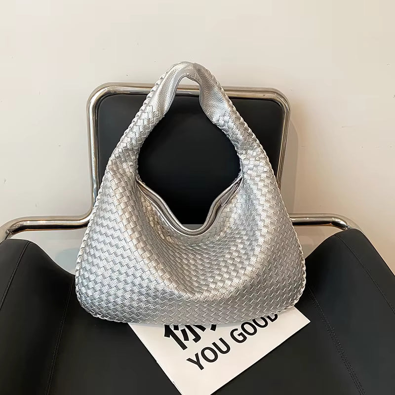 The Vegan Leather Woven Bag