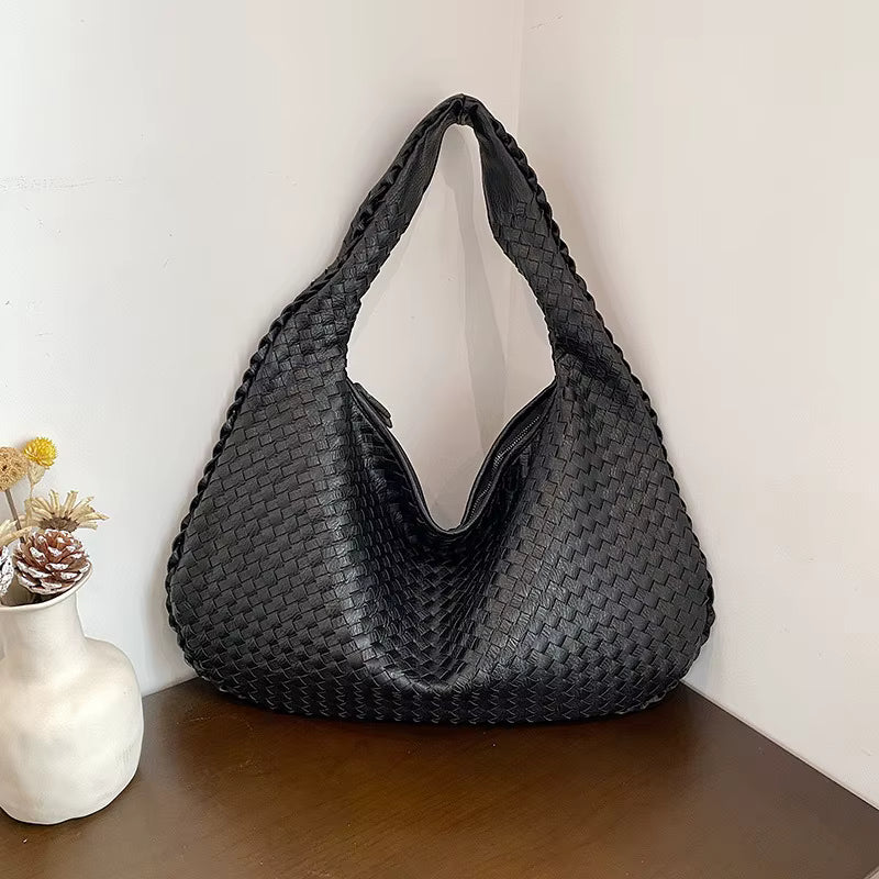 The Vegan Leather Woven Bag