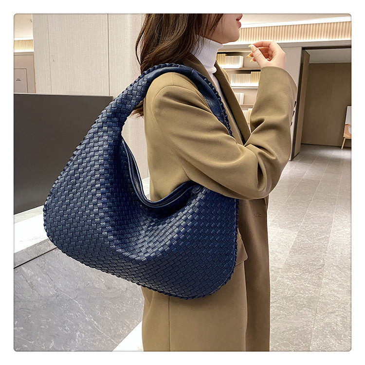 The Vegan Leather Woven Bag