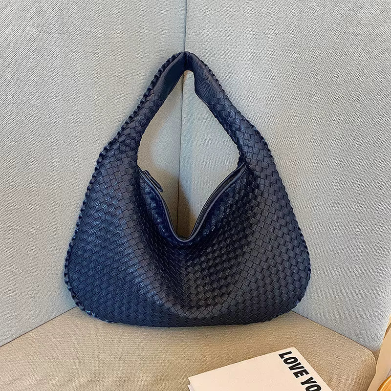 The Vegan Leather Woven Bag