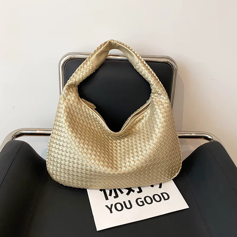 The Vegan Leather Woven Bag
