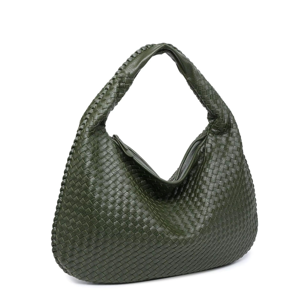 The Vegan Leather Woven Bag