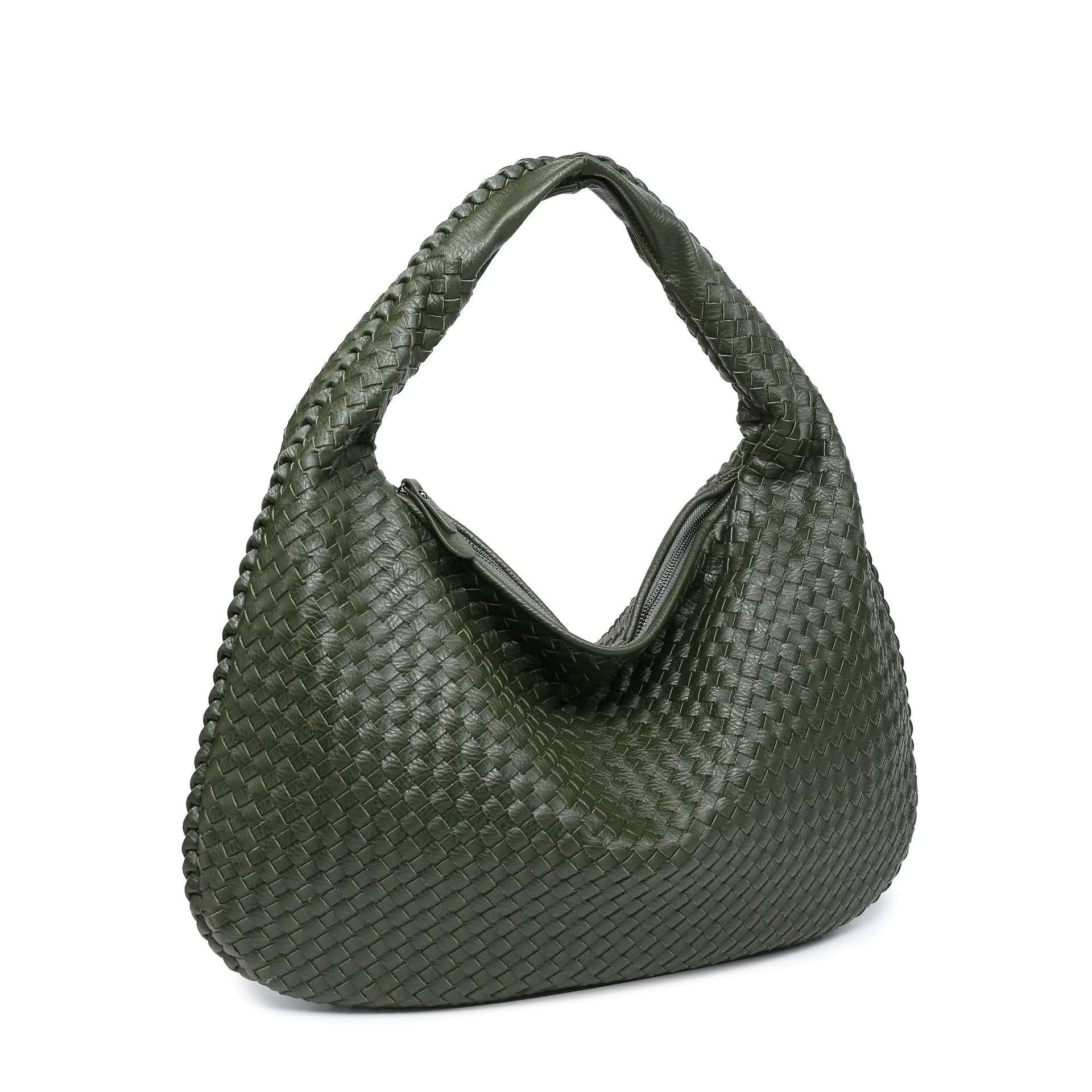 The Vegan Leather Woven Bag